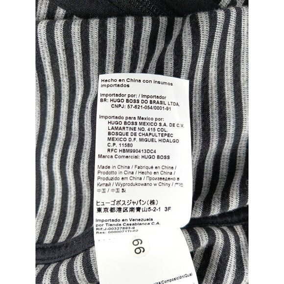 BOSS Hugo Boss Mens XL Reg Fit Full Zip Pique Knit Sweater Cardigan Reversible - Picture 14 of 16